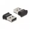 KeySonic Super-Mini-TAS Touchpad klaviatūra su mėlynu foniniu apšvietimu, JK išdėstymas, juoda (KSK-3210ELU)