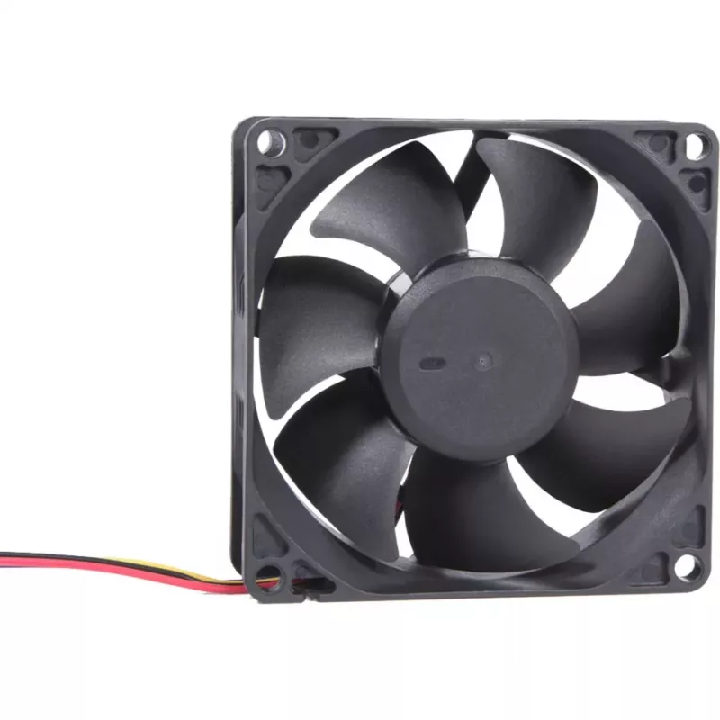 Alphacool ES 80mm 800-6000 RPM ventiliatorius 80x80x25mm (juodas, dvigubas rutulinis guolis, PWM, 80 mm)