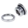 Alphacool HF Bulkhead Fitting, Short Version, G1/4 - Chrome