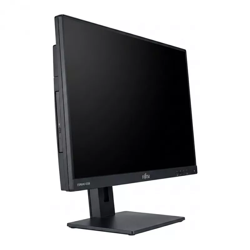 Fujitsu ESPRIMO K558 All-in-One PC, Intel Core i5-8400, 23,8 inch Full HD, 8GB RAM, 256GB SSD, Windows 11 Pro, juoda