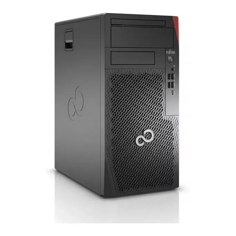 Fujitsu ESPRIMO P7010 stalinis kompiuteris - Intel Core i5-10400, 16 GB RAM, 512 GB SSD, Windows 11 Pro, juoda