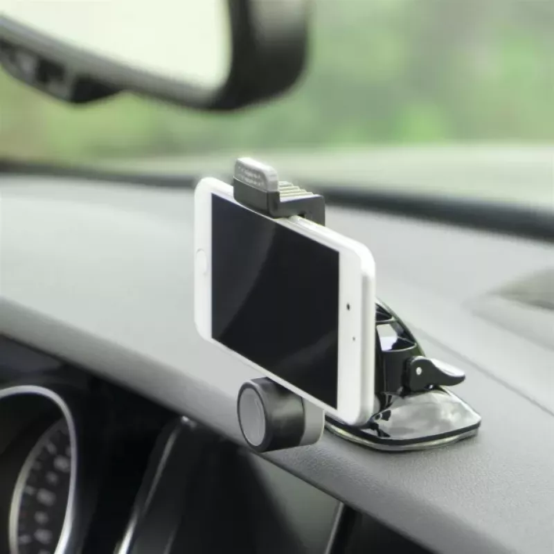 4SMARTS automobilinis laikiklis su siurbtuku, pilka