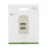4SMARTS VoltPlug Dual 12W sieninis įkroviklis (be laido), baltas