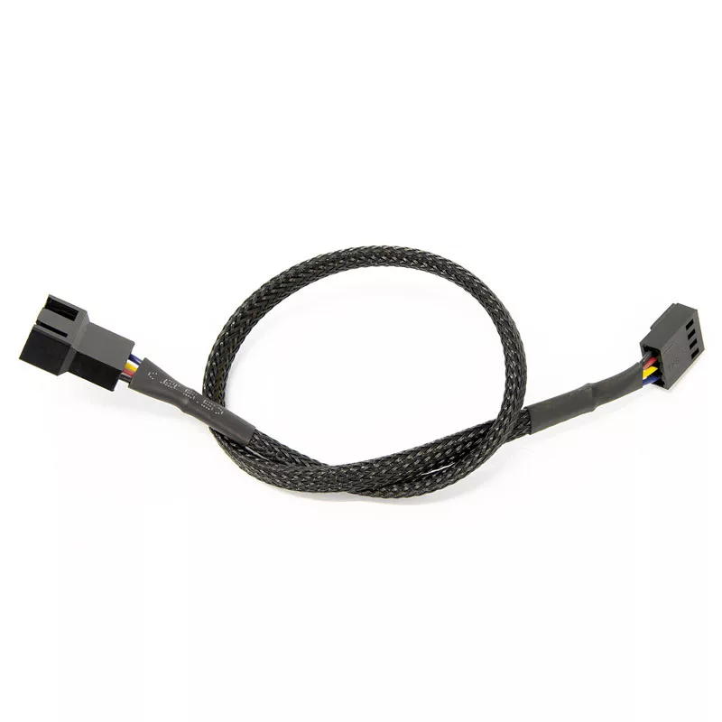 Watercool 4-Pin PWM ilginimo kabelis, juodas - 30 cm