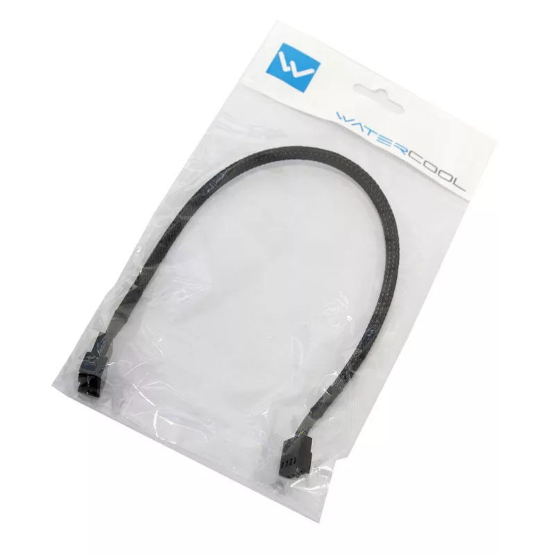 Watercool 4-Pin PWM ilginimo kabelis, juodas - 30 cm