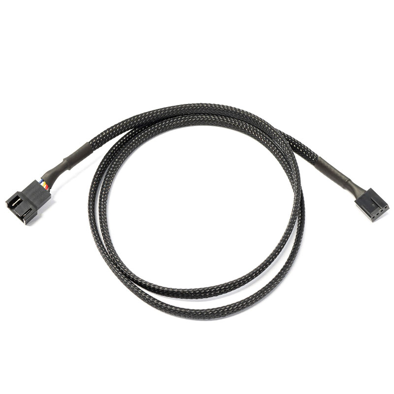 Watercool 4-Pin PWM ilginimo kabelis, juodas - 90 cm