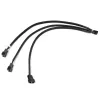 Watercool Y-Splitter 3-Fan PWM, Black - 30cm