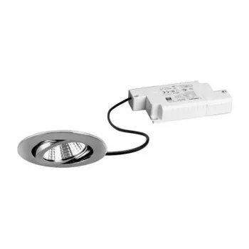 BRUMBERG 39363023 LED įleidžiamo prožektoriaus rinkinys BB03 Apvalus Chromas 830 Fazė 6W 230V Sukamas