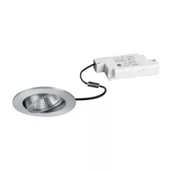 BRUMBERG DAMITA LED įleidžiamas prožektorius rinkinys apvalus aliuminis 6W 230V IP65 sukamas fazinis reguliuojamas 3000K