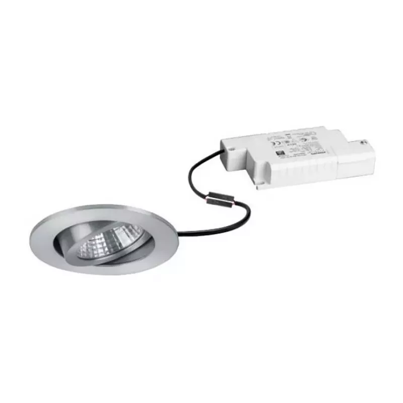 BRUMBERG DAMITA LED įleidžiamas prožektorius rinkinys apvalus aliuminis 6W 230V IP65 sukamas fazinis reguliuojamas 3000K