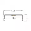Brumberg 53380262 AB-Profil QUALITYFLEX Aliumininis profilis 2000mm