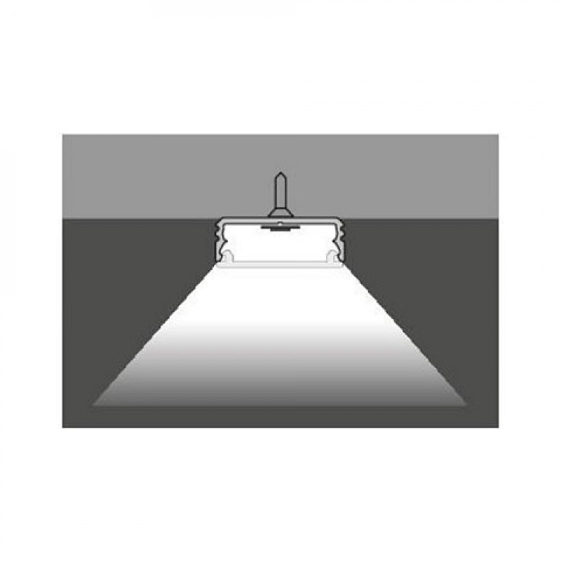 Brumberg 53380262 AB-Profil QUALITYFLEX Aliumininis profilis 2000mm