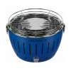 LotusGrill G280 U Blue Portable Charcoal Grill with Smokeless Technology