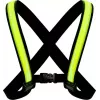 EasyPix StreetGlow L/XL LED Safety Vest for Adults - Rechargeable, 3 Modes, Black