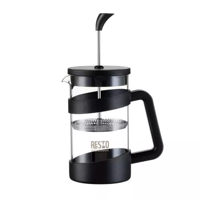 RESTO French Press 600ml nerūdijančio plieno ir borosilikatinio stiklo kavos virimo aparatas