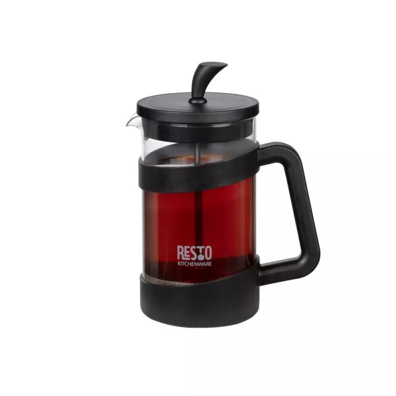 RESTO French Press 600ml nerūdijančio plieno ir borosilikatinio stiklo kavos virimo aparatas