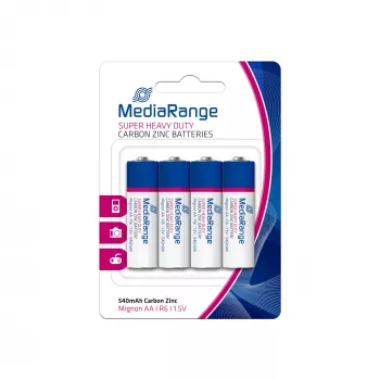 MEDIARANGE MRBAT144 Anglies-cinko AA baterija 1.5V 4 vnt. pakuotė