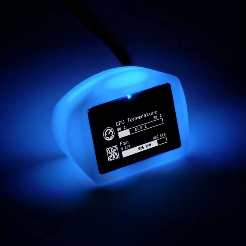 AQUA COMPUTER VISION Glow stalinis įrenginys su IR imtuvu ir temperatūros matavimu