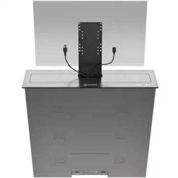 ONKRON Monitor Stovas su stalčiumi, iki 24 inch, juodas, NWSSC24-B