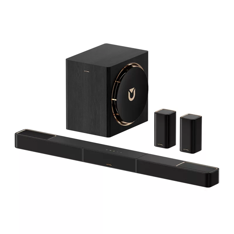 ULTIMEA Ultima Skywave X60 Garso juosta 2.1 kanalas 120W Bluetooth 5.0 HDMI ARC Juoda