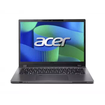Acer TravelMate TMP214-55-G2-TCO-366Q 14 colių WUXGA Intel Core 3 100U 16 GB RAM 512 GB SSD Intel Iris Xe Graphics Windows 11 Pro Pilka Angliška klaviatūra su apšvietimu
