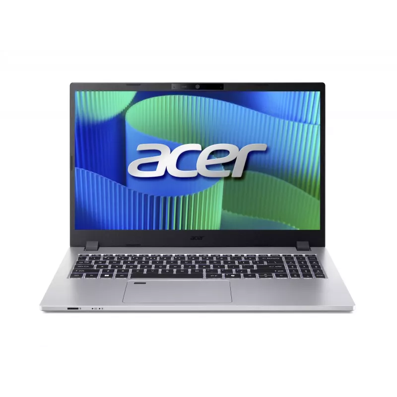 Acer TravelMate TMP215-55-TCO-3817 15.6 colio WUXGA Intel Core 3 100U 16 GB 512 GB SSD Intel Iris Xe Graphics Windows 11 Pro Pilka Angliška klaviatūra su apšvietimu