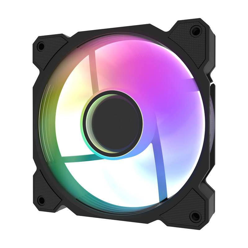 Darkflash DR08 3-in-1 aušinimo ventiliatorius (juodas)
