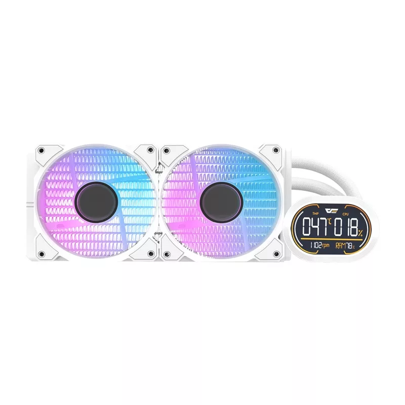 Darkflash DH240D v2 CPU aušintuvas, baltas