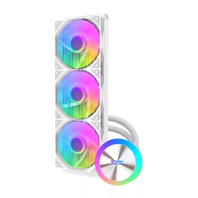Darkflash DG360 CPU Cooler (White) - 360mm AIO Liquid Cooler su ARGB