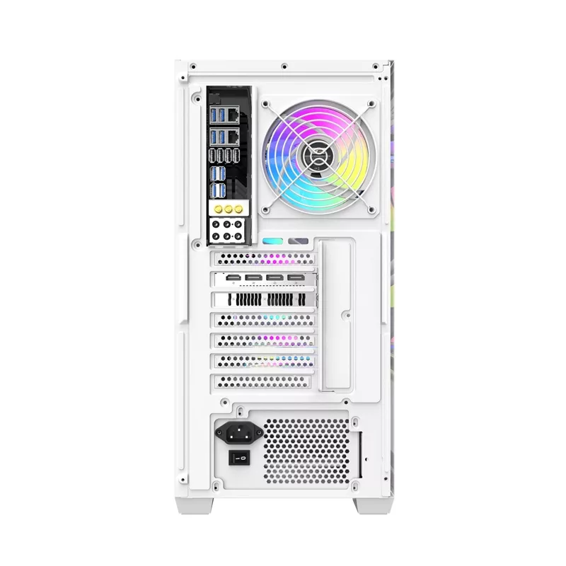DarkFlash DS900WD Mid-Tower Computer Case White