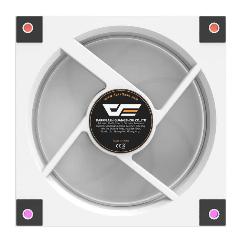 DarkFlash DM20 LINE Cooling Fan (White) 120mm PWM ARGB