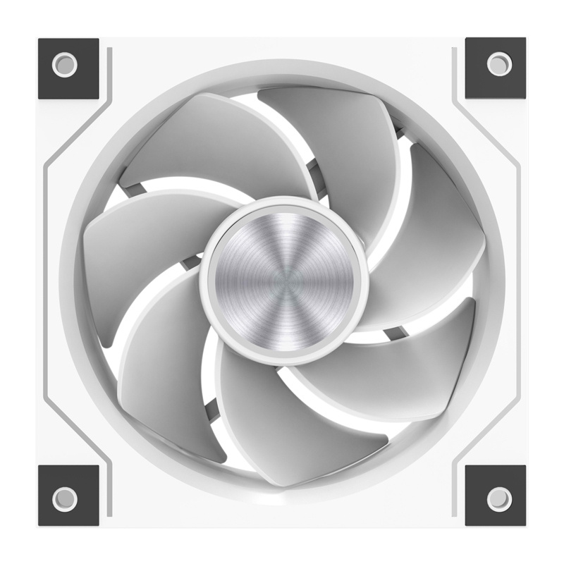 DarkFlash DM20 LINE Cooling Fan (White) 120mm PWM ARGB