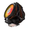 Darkflash E400 PLUS Black Active CPU Air Cooler, 120mm PWM Fan, 4 Heat Pipes, 180W TDP, Intel/AMD