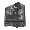 DarkFlash DS950 Mid-Tower Computer Case (Black) su 6 iš anksto sumontuotais ARGB ventiliatoriais