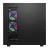 DarkFlash DS950 Mid-Tower Computer Case (Black) su 6 iš anksto sumontuotais ARGB ventiliatoriais