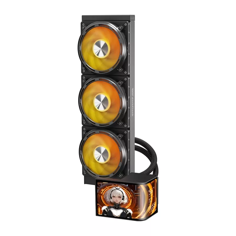 DarkFlash UV360 CPU Cooler (Black) - 360mm AIO Liquid Cooler su ARGB
