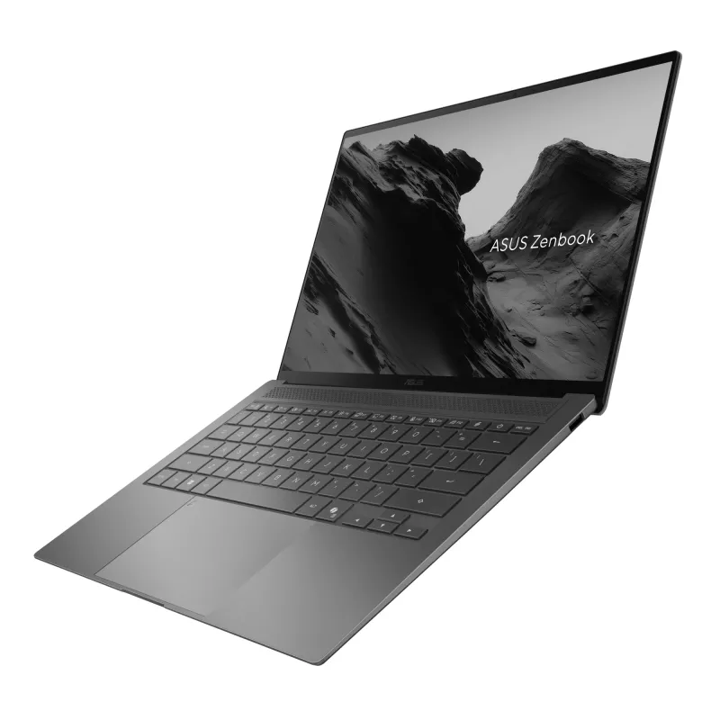 ASUS Zenbook S14 UX5406AA-SU324W nešiojamas kompiuteris, 14 inch OLED 3K jutiklinis ekranas, Intel Core Ultra 9 386H, 32 GB RAM, 1 TB SSD, Intel Graphics, Windows 11 Home, Antrim Gray