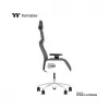 Thermaltake ARGENT E700 Glacier White with Slate Gray Crayon Real Leather Chair
