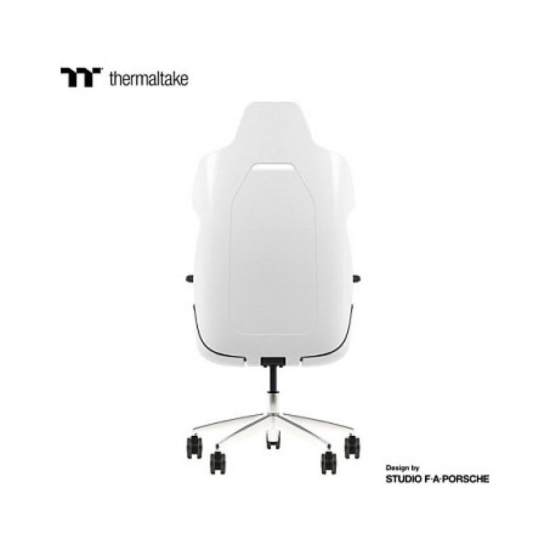 Thermaltake ARGENT E700 Glacier White with Slate Gray Crayon Real Leather Chair