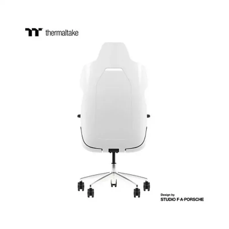 Thermaltake ARGENT E700 Glacier White with Slate Gray Crayon Real Leather Chair