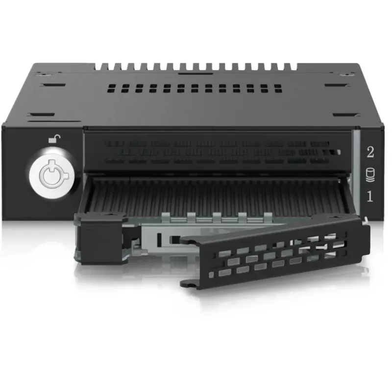 ICY DOCK ToughArmor MB833MK-B V2 M.2 PCIe NVMe SSD Mobile Rack Full Metal