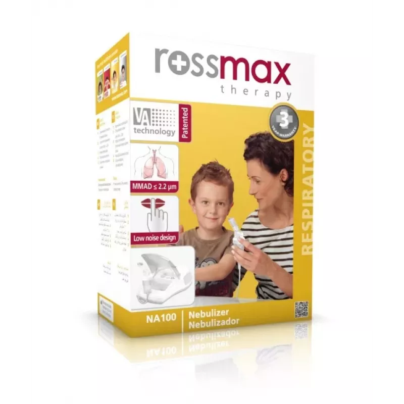 ROSSMAX Piston Nebulizer NA100 - Kompresorinis purkštuvas suaugusiems ir vaikams