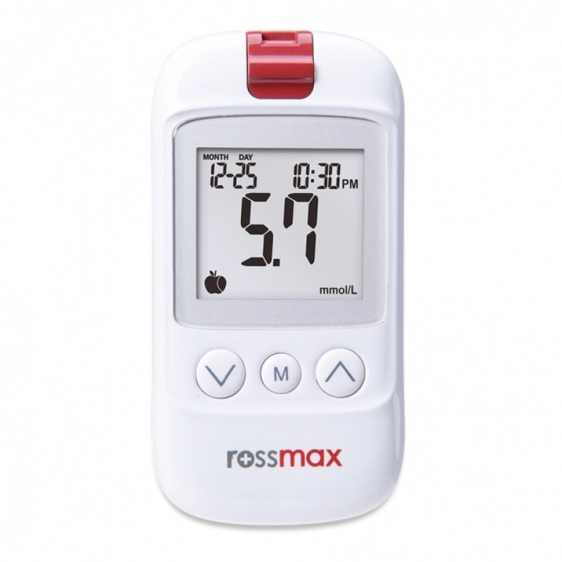 ROSSMAX HS200 BT kraujo gliukozės matavimo prietaisas su Bluetooth
