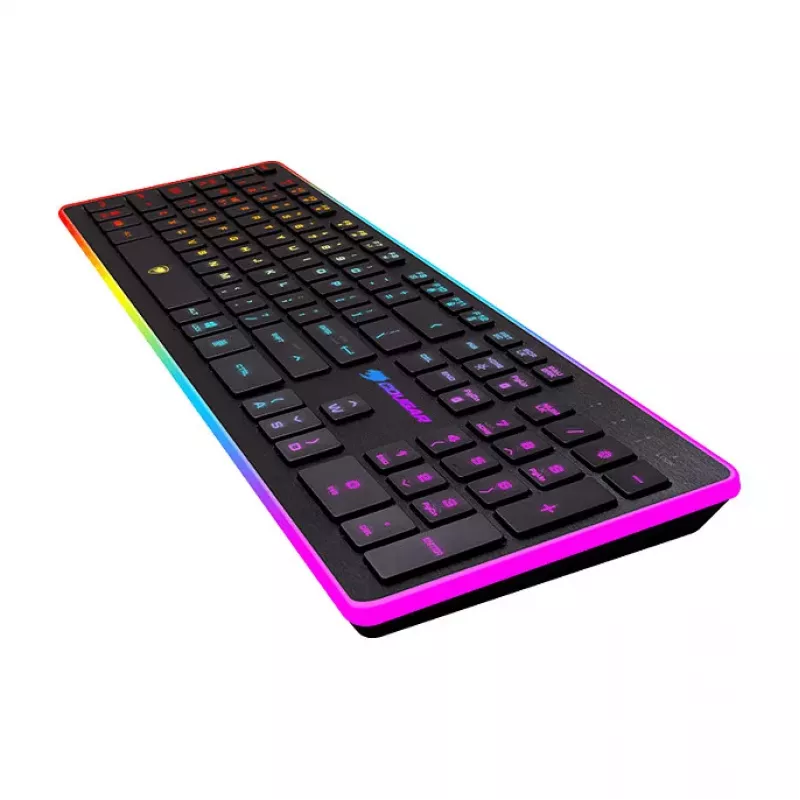 COUGAR Vantar Gaming Keyboard, Swiss Layout, Scissor-Switch, 8-Color Backlight