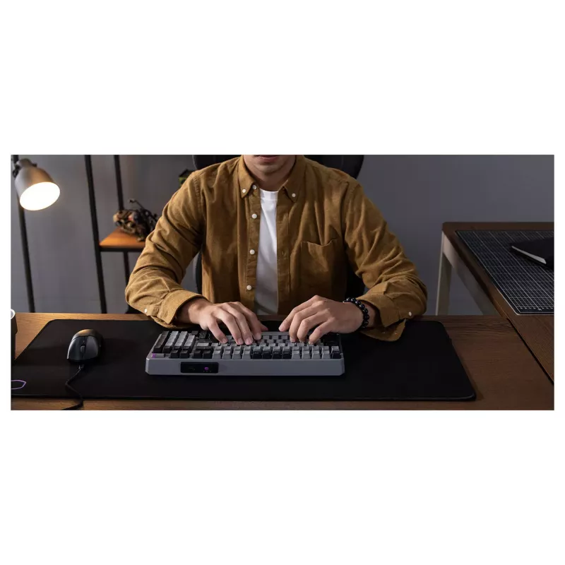 Cooler Master MK770 belaidė mechaninė klaviatūra (prancūziška AZERTY) - Kailh Box V2 Red jungikliai, RGB apšvietimas, karštai keičiama, gasket mount, 4000 mAh baterija, magnetinis riešo atramėlė