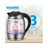 ForMe FKG-458 belaidis elektrinis virdulys 1,8 L nerūdijantis plienas / juoda