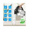 ForMe FKG-458 belaidis elektrinis virdulys 1,8 L nerūdijantis plienas / juoda