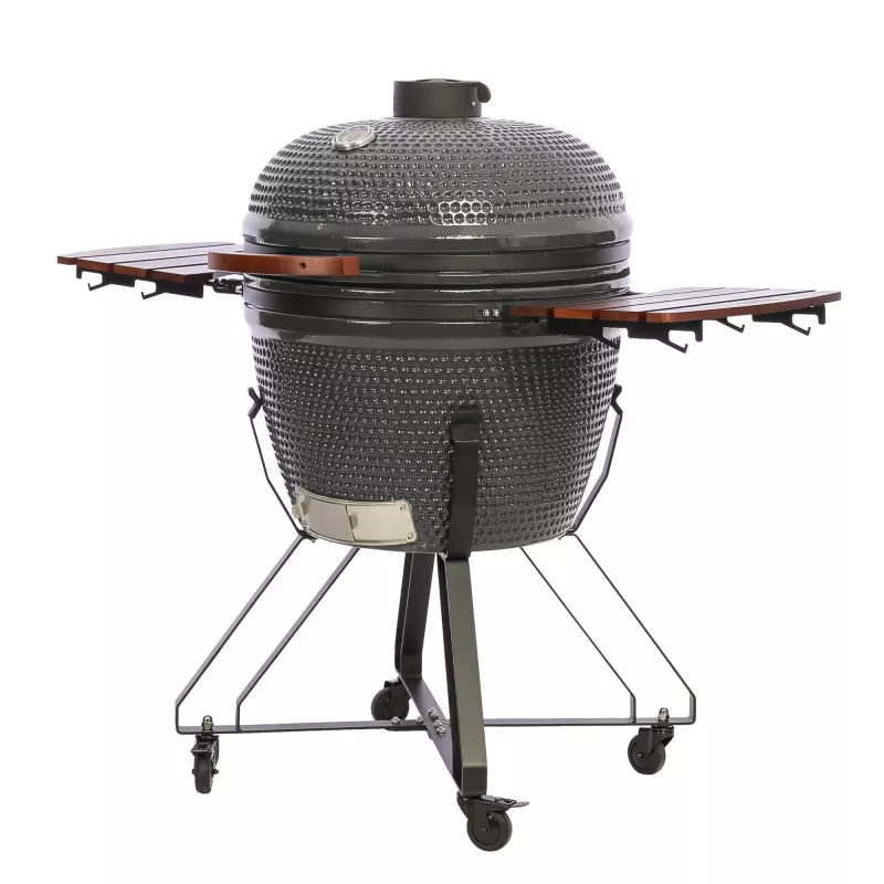 TunaBone Kamado Classic 26 Inch Grill Size XL Dark Grey