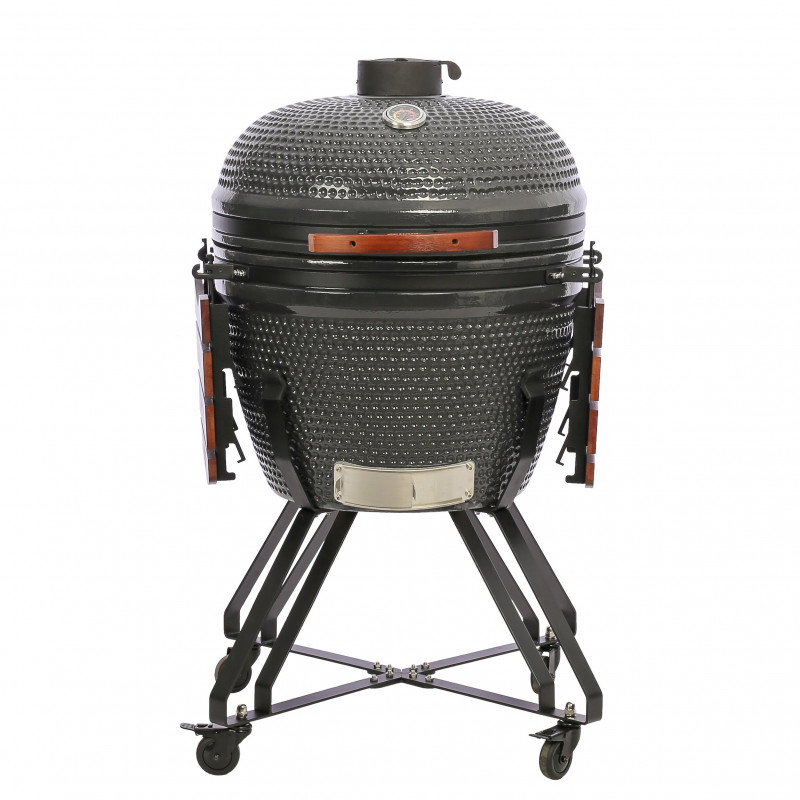 TunaBone Kamado Classic 26 Inch Grill Size XL Dark Grey