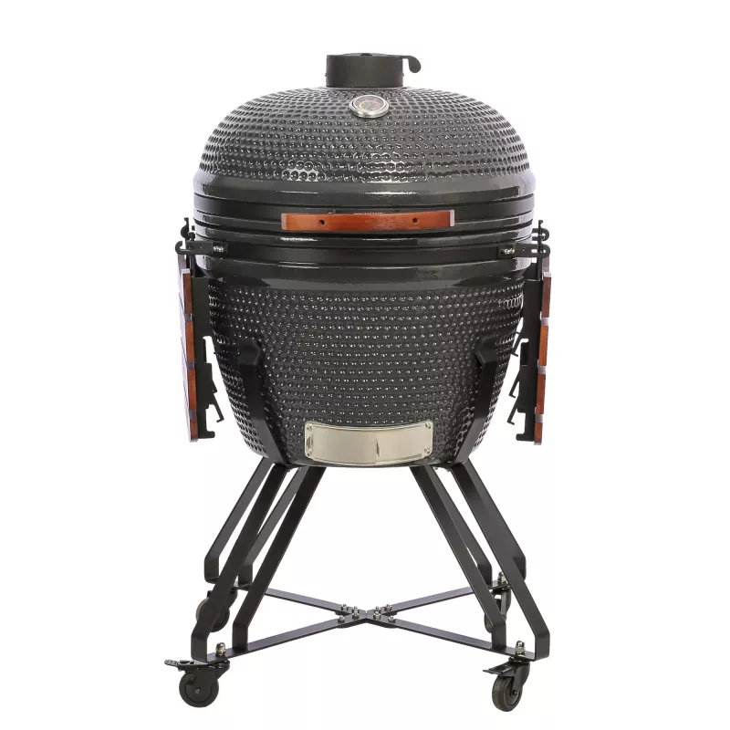 TunaBone Kamado Classic 26 Inch Grill Size XL Dark Grey